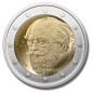 2019 Greece 150th Anniversary of the Death of Andreas Kalvos 2 Euro Coin