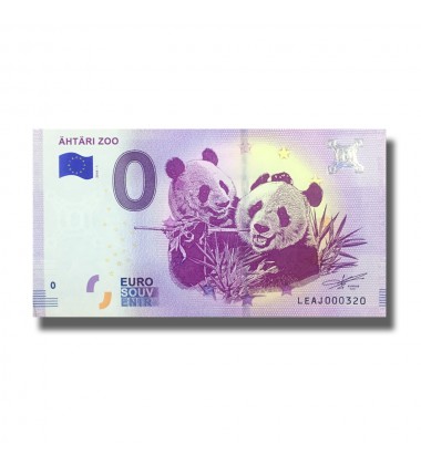 0 EURO SOUVENIR BANKNOTE AHTARI ZOO FINLAND 2018-1