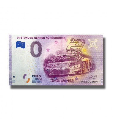 0 EURO SOUVENIR BANKNOTE 24 STUNDEN RENNEN NURBURGRING Germany XEBL 2020-2