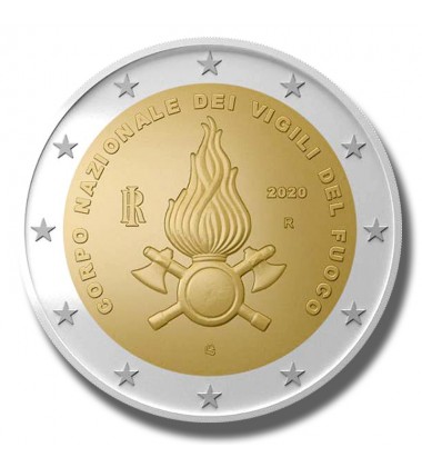 2020 Italy Vigili Del Fuoco 2 Euro Commemorative Coin