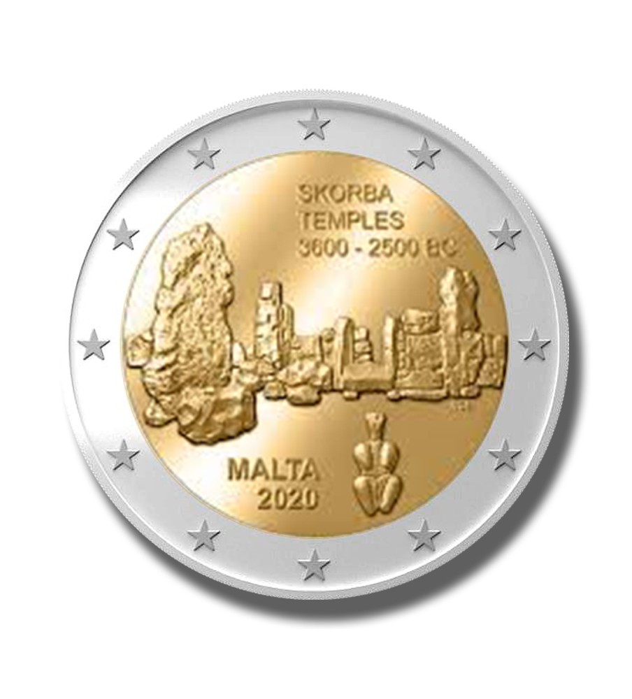 2020 MALTA TA SKORBA 2 EURO COIN