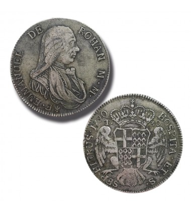 1790 DE ROHAN 30 TARI - KNIGHTS OF MALTA COIN