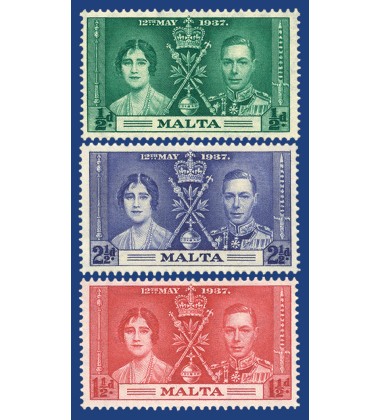 MALTA STAMPS CORONATION