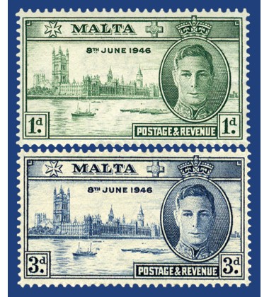 MALTA STAMPS VICTORY