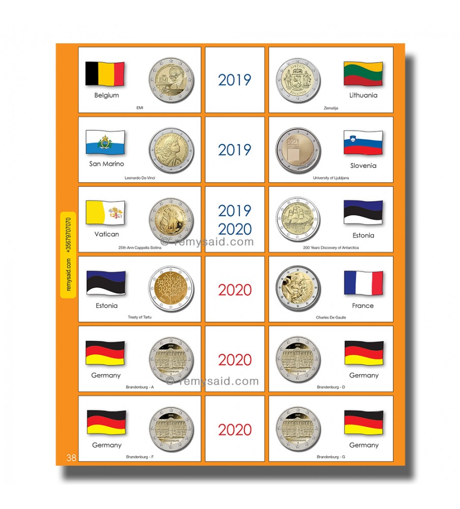 €2 Euro Commemorative Page 38