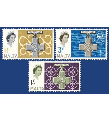 MALTA STAMPS XIXTH ANNIVERSARY OF THE GEORGE CROSS AWARD