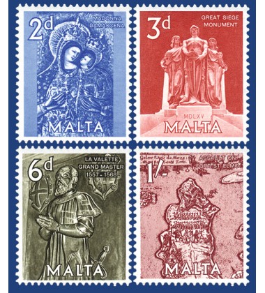 MALTA STAMPS GREAT SIEGE COMMEMORATION