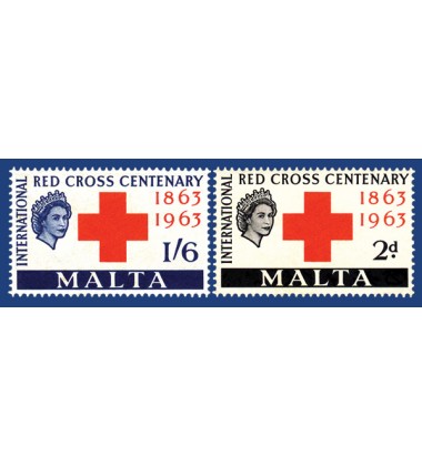 MALTA STAMPS RED CROSS CENTENARY