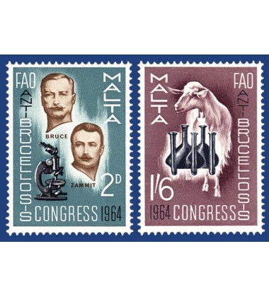 MALTA STAMPS ANTI-BRUCELLOSIS CONGRESS