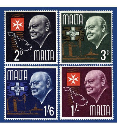 MALTA STAMPS SIR WINSTON CHURCHILL