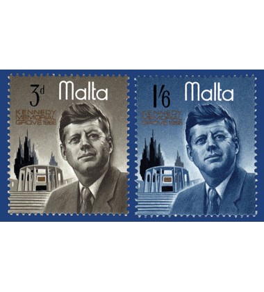 MALTA STAMPS PRESIDENT JOHN F KENNEDY