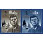 1966 May 28 MALTA STAMPS PRESIDENT JOHN F KENNEDY