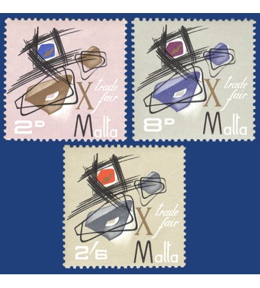 MALTA STAMPS XTH MALTA TRADE FAIR