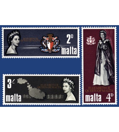 MALTA STAMPS ROYAL VISIT