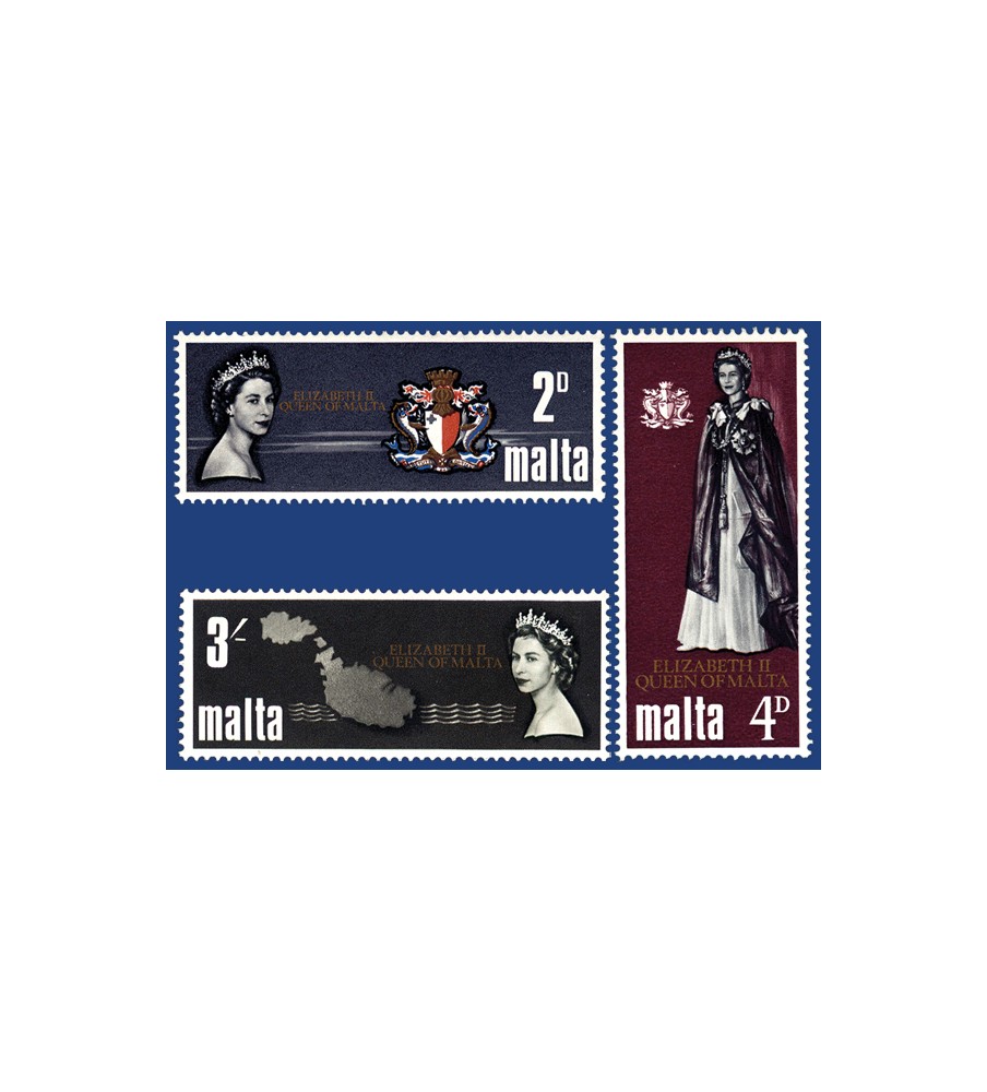 1967 Nov 03 MALTA STAMPS ROYAL VISIT