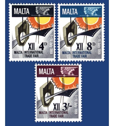 MALTA STAMPS 12TH MALTA INTERNATIONAL TRADE FAIR