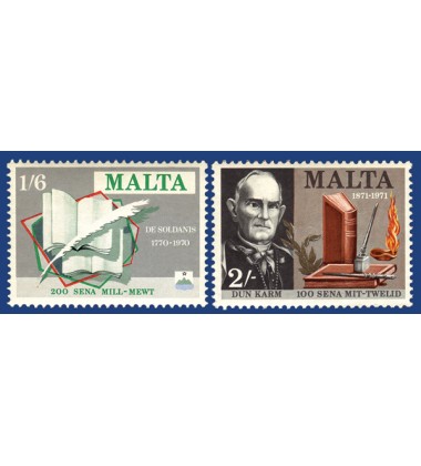 MALTA STAMPS DE SOLDANIS & DUN KARM