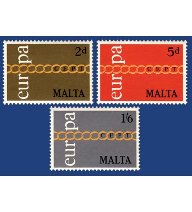 MALTA STAMPS EUROPA 1971