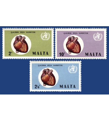 MALTA STAMPS HEART