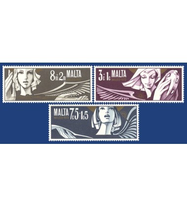 MALTA STAMPS CHRISTMAS 1972