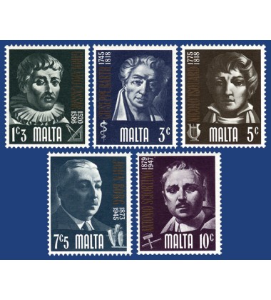 MALTA STAMPS PROMINENT MALTESE