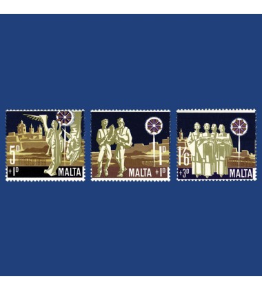 MALTA STAMPS CHRISTMAS 1969 (SINGLES)