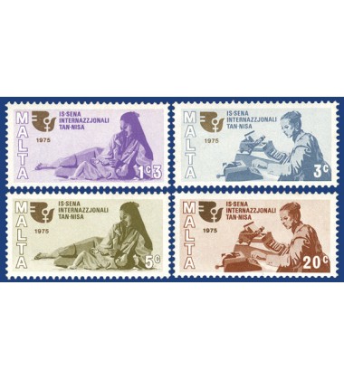 MALTA STAMPS INTERNATIONAL WOMENS YEAR