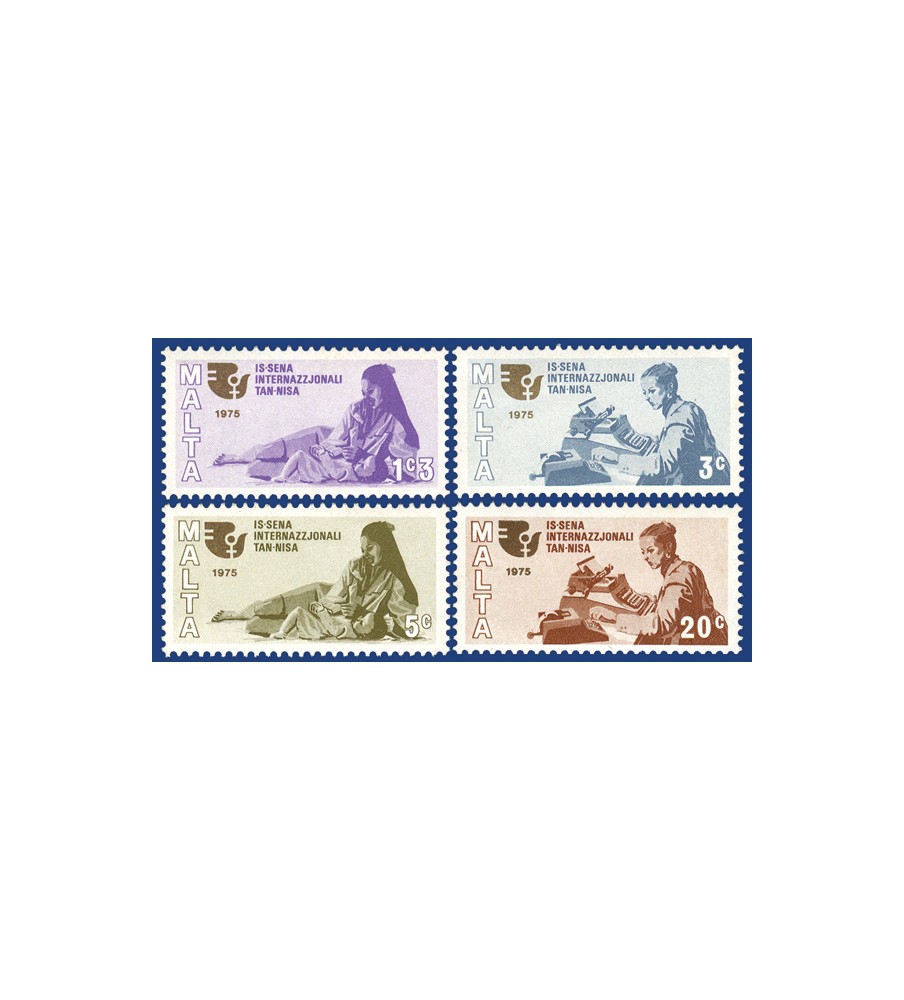 1975 May 30 MALTA STAMPS INTERNATIONAL WOMENS YEAR