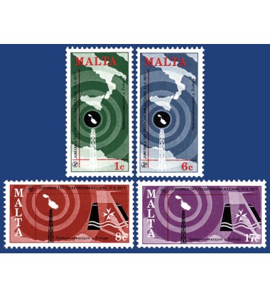 MALTA STAMPS WORLD TELECOMMUNICATIONS DAY