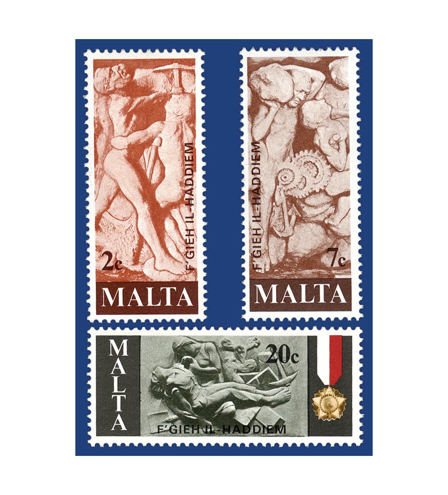 1977 Oct 12 MALTA STAMPS MALTESE WORKERS