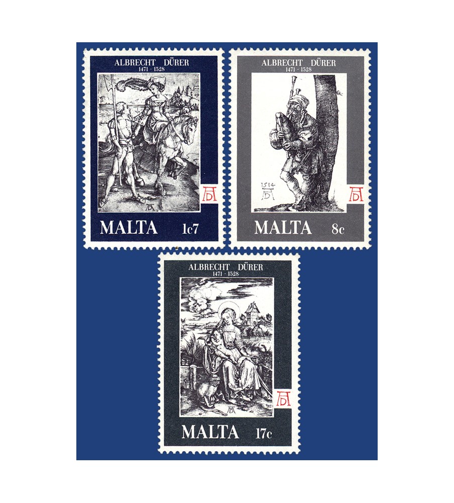 1978 Mar 07 MALTA STAMPS 450TH ANN OF DEATH OF ALBERT DURER