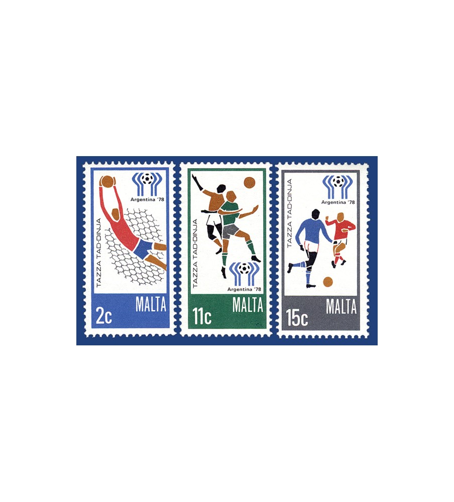 1978 Jun 06 MALTA STAMPS WORLD CUP - ARGENTINA 1978