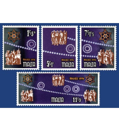 MALTA STAMPS CHRISTMAS 1978