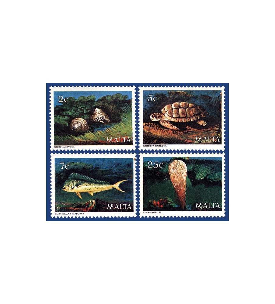 1979 Oct 10 MALTA STAMPS MARINE LIFE