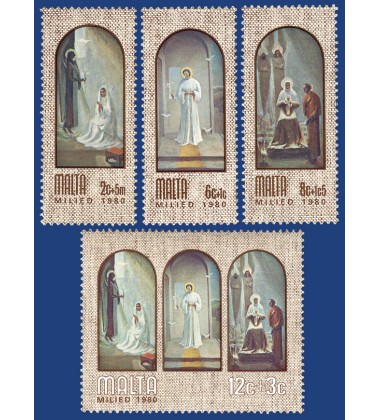 MALTA STAMPS CHRISTMAS 1980