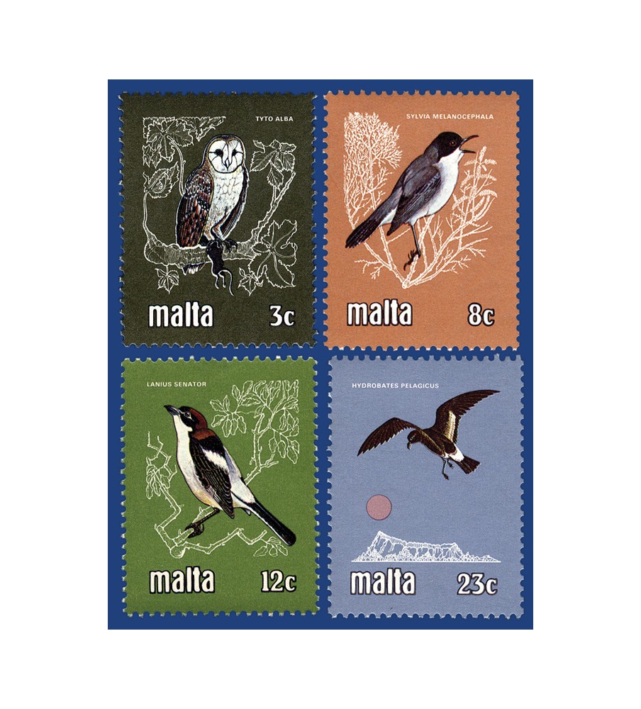 1981 Jan 28 MALTA STAMPS BIRDS