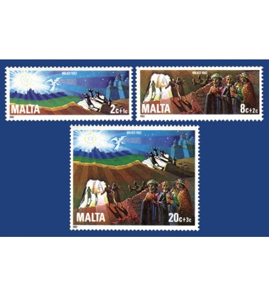 MALTA STAMPS CHRISTMAS 1982