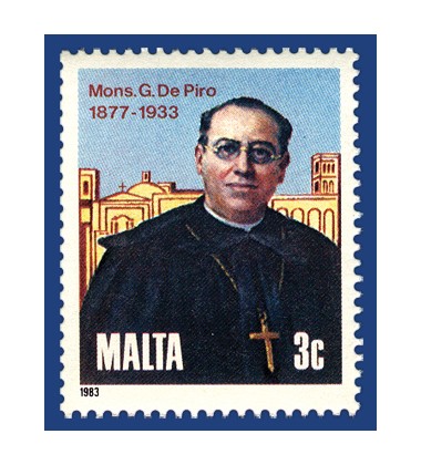 MALTA STAMPS MONS GIUSEPPE DEPIRO