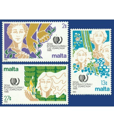 MALTA STAMPS INTERNATIONAL YEAR OF THE YOUTH