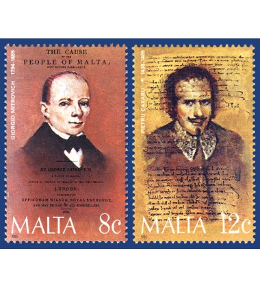 MALTA STAMPS MALTESE PERSONALITIES