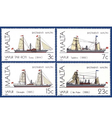 MALTA STAMPS MALTESE SHIPS 3RD SERIES