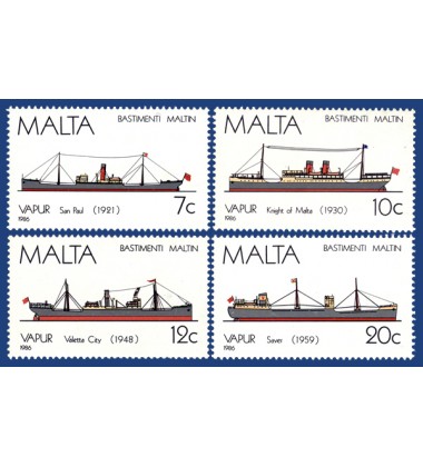 MALTA STAMPS MALTESE SHIPS 4TH SERIES