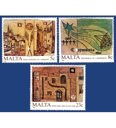 MALTA STAMPS COMMEMORATIONS