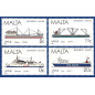 1987 Oct 16 MALTA STAMPS MALTESE SHIPS 5TH SERIES