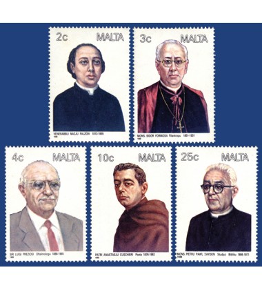 MALTA STAMPS MALTESE PERSONALITIES