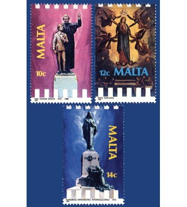 MALTA STAMPS RELIGIOUS COMMEMORATIONS