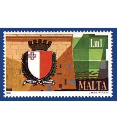 MALTA STAMPS NEW EMBLEM OF MALTA