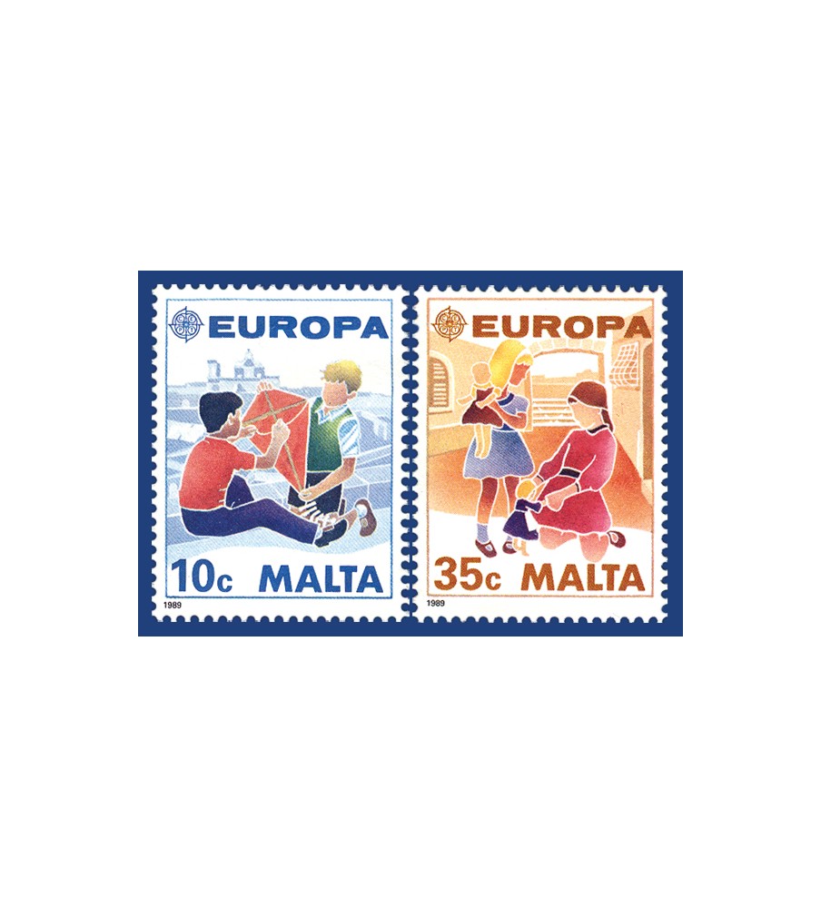 1989 May 06 MALTA STAMPS EUROPA 1989