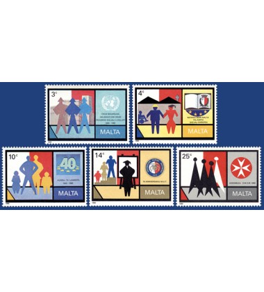 MALTA STAMPS COMMEMORATIONS