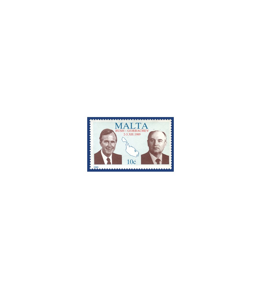 1989 Dec 02 MALTA STAMPS BUSH-GORBACHEV